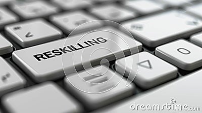 Close Up View of a Keyboard With Keyboard Key Marked 