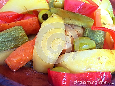 Close Up View of moroccan Traditional Tajine Berber. Stock Photo