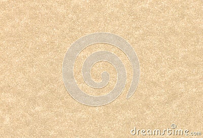 Close up view of textured pale brown coloured recycled creative paper background. Stock Photo