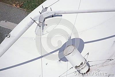 Close-up of VLA Very Large Array radio telescope dish Stock Photo