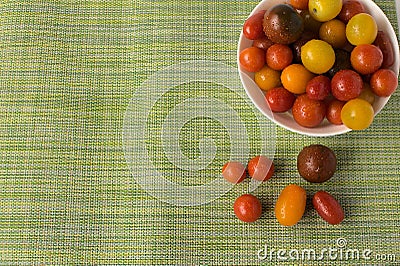 Selection of assorted cherry tomatoes Stock Photo