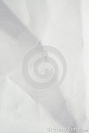 close up white crease paper textured background, card design Stock Photo