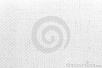 White grey burlap texture interlace patterns abstract background Stock Photo