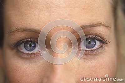 Close up of woman's eyes Editorial Stock Photo