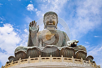 Tian Tan Buddha, Ngong Ping, Hong Kong, China Stock Photo