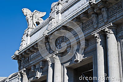 Milano Centrale railway station Stock Photo