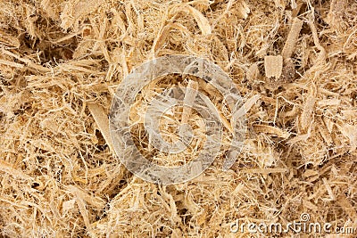 Close view of a portion of shredded slippery elm bark Stock Photo