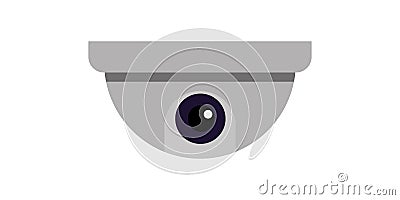 closed circuit camera vector. free space for text. wallpaper Stock Photo