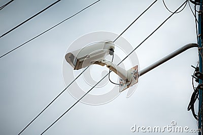 Closed Circuit Television camera Stock Photo