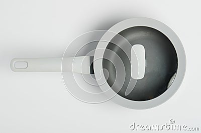 Closed clean empty cooking pot Stock Photo