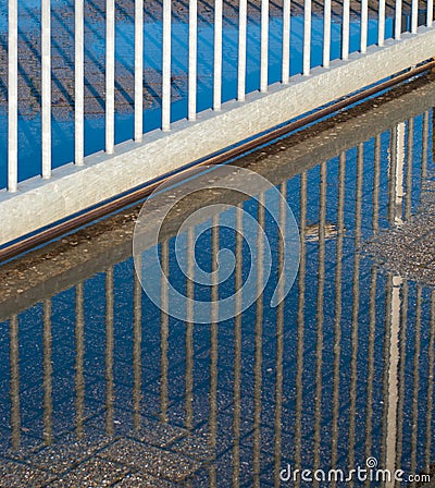 Closed gate Stock Photo