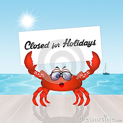 Closed for holidays Stock Photo