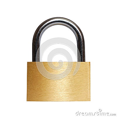 Closed Padlock Stock Photo