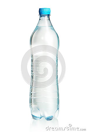 Closed plastic bottle Stock Photo