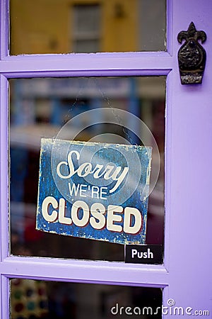 Closed sign Stock Photo