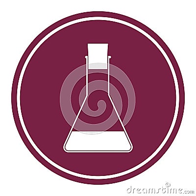 Closed Test tube icon Vector Illustration