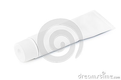 Closed tube of ointment or cream Stock Photo