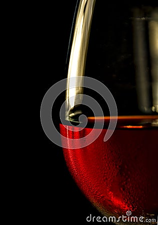 Closer wine goblet Stock Photo