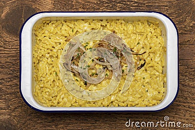 Bavarian kaes spaetzle Stock Photo