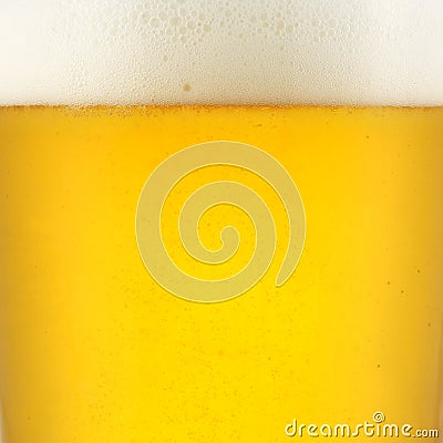 Closeup of beer Stock Photo