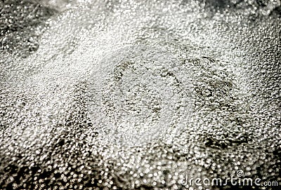 Closeup of bubbling water Stock Photo