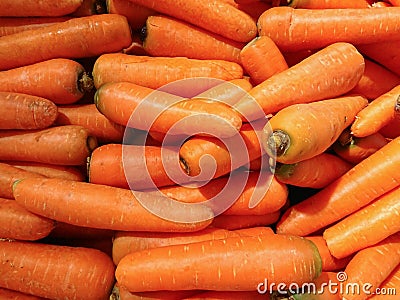 Closeup carrot Stock Photo