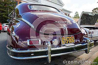 Closeup of a Classic 1948 Packard Automobile Editorial Stock Photo