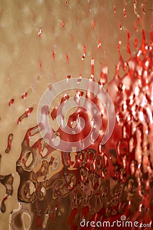 Closeup of a clear glass texture Stock Photo