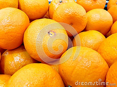 Chinese oranges fit on screen background and wallpaper Stock Photo
