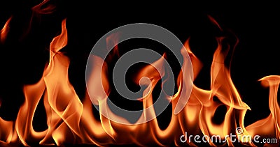 Closeup Fire flame abstract background Stock Photo