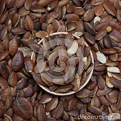 Closeup grains background Stock Photo