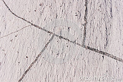 Closeup of the ground surface in Campo de Piedra Pomez, Catamarca, Argentina Stock Photo