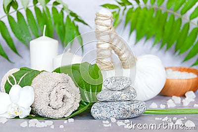 Ayurveda background. Spa and health care concept Stock Photo