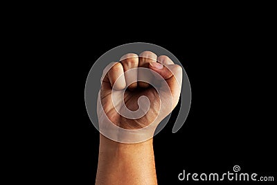 Closeup of human male hand Stock Photo