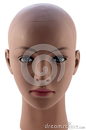 Closeup Mannequins Head Stock Photo