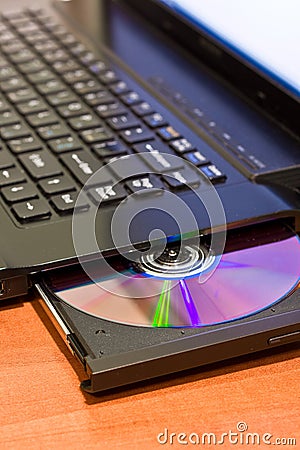Closeup image from a laptop Stock Photo