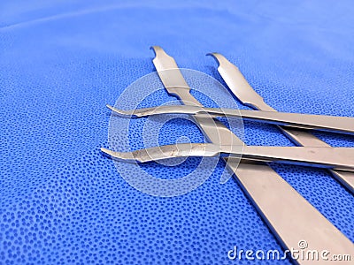 Orthopedic Surgical Instrument Hohmann Retractor Stock Photo