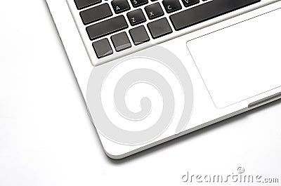 Closeup laptop Stock Photo