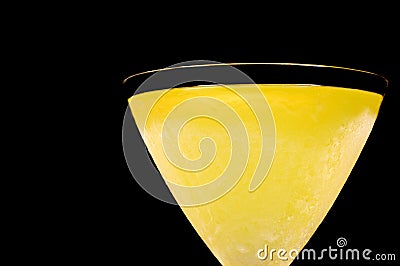 Closeup of lemoncello cocktail Stock Photo