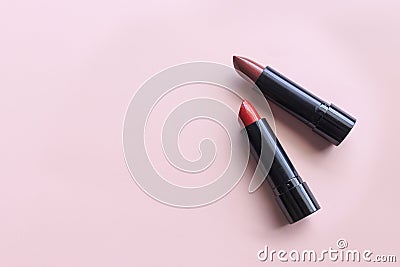 Closeup lipstick Stock Photo