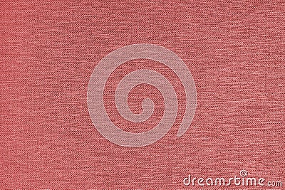 Closeup, macro of red fabric texture background. Satin weaving cloth structure, canvas Stock Photo