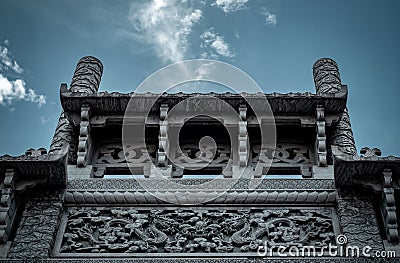 memorial gateway at wuhan garden expo park Stock Photo