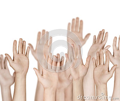 Closeup of multiethnic men Stock Photo