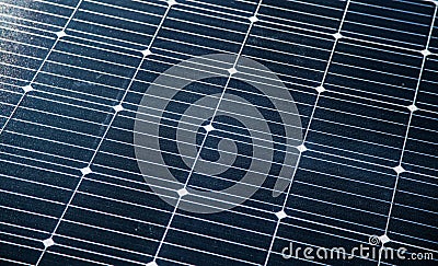 Closeup of a new solar panel. Renewabvle energy, ecological solution. Electricity generation. Stock Photo