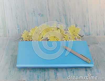 Closeup of a personal agenda Stock Photo