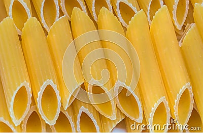 Closeup photo of italian pasta Stock Photo