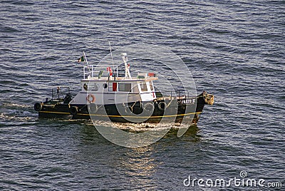 Closeup of pilot boati harbor, Puerto Vallarta, Mexico Editorial Stock Photo