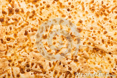 Closeup Pizza Crust Stock Photo