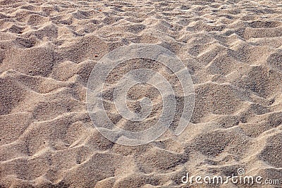 Closeup sand of beach Stock Photo