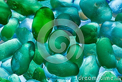 Closeup Sea stones. Abstract pattern with colored stones Stock Photo